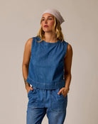 Rose & Lee Co Susie Denim Tank, Magnolia Tanks