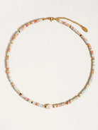 Rose & Lee Co Swank Boho Beaded Necklace Necklaces
