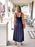 Rose & Lee Co Tarynel Dress, Navy Casual Dresses