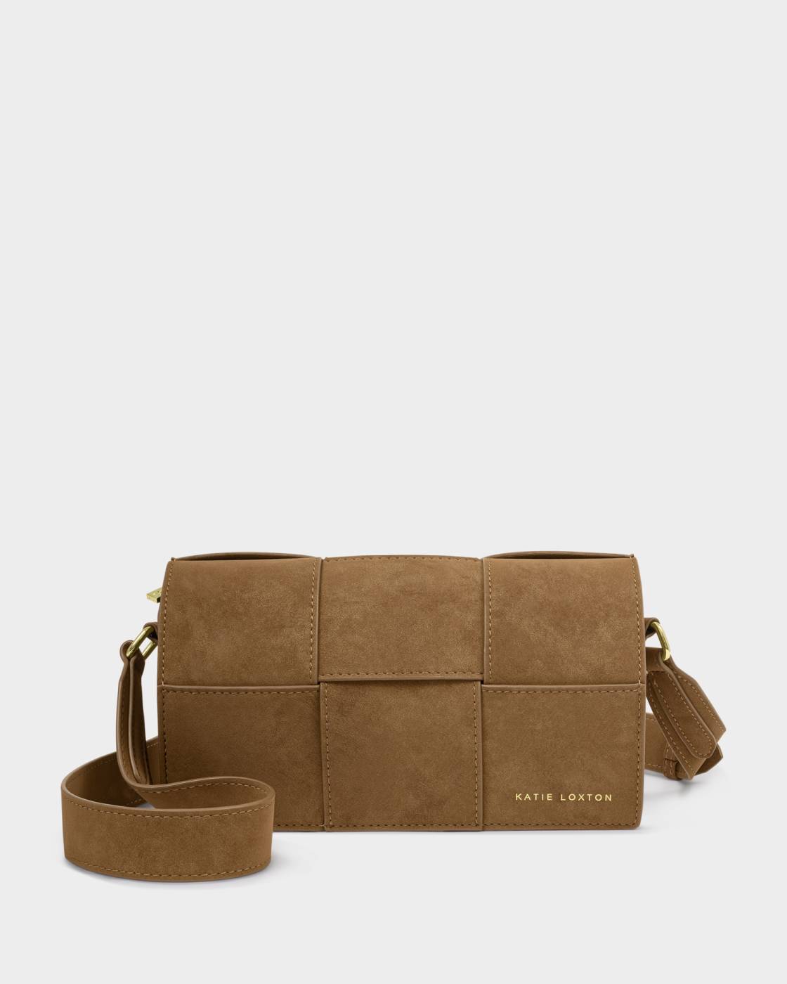 Rose & Lee Co Taya Crossbody Bag, Caramel Suedette Bags