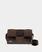 Rose & Lee Co Taya Crossbody Bag, Bitter Chocolate Suedette Bags