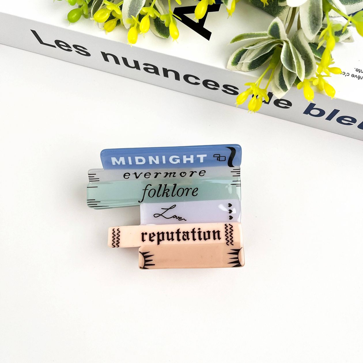 Taylor Swift Album Book Claw Clip