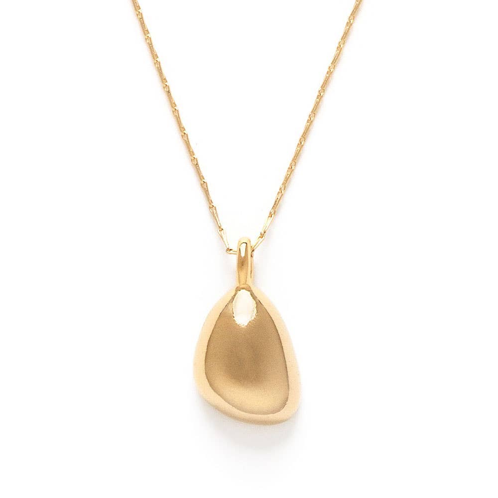 Teardrop 18" Gold Necklace