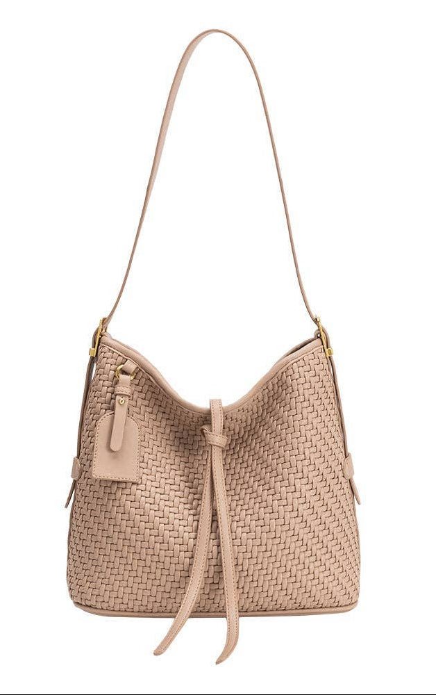 Rose & Lee Co Thalia Leather Tote, Biscuit Bags
