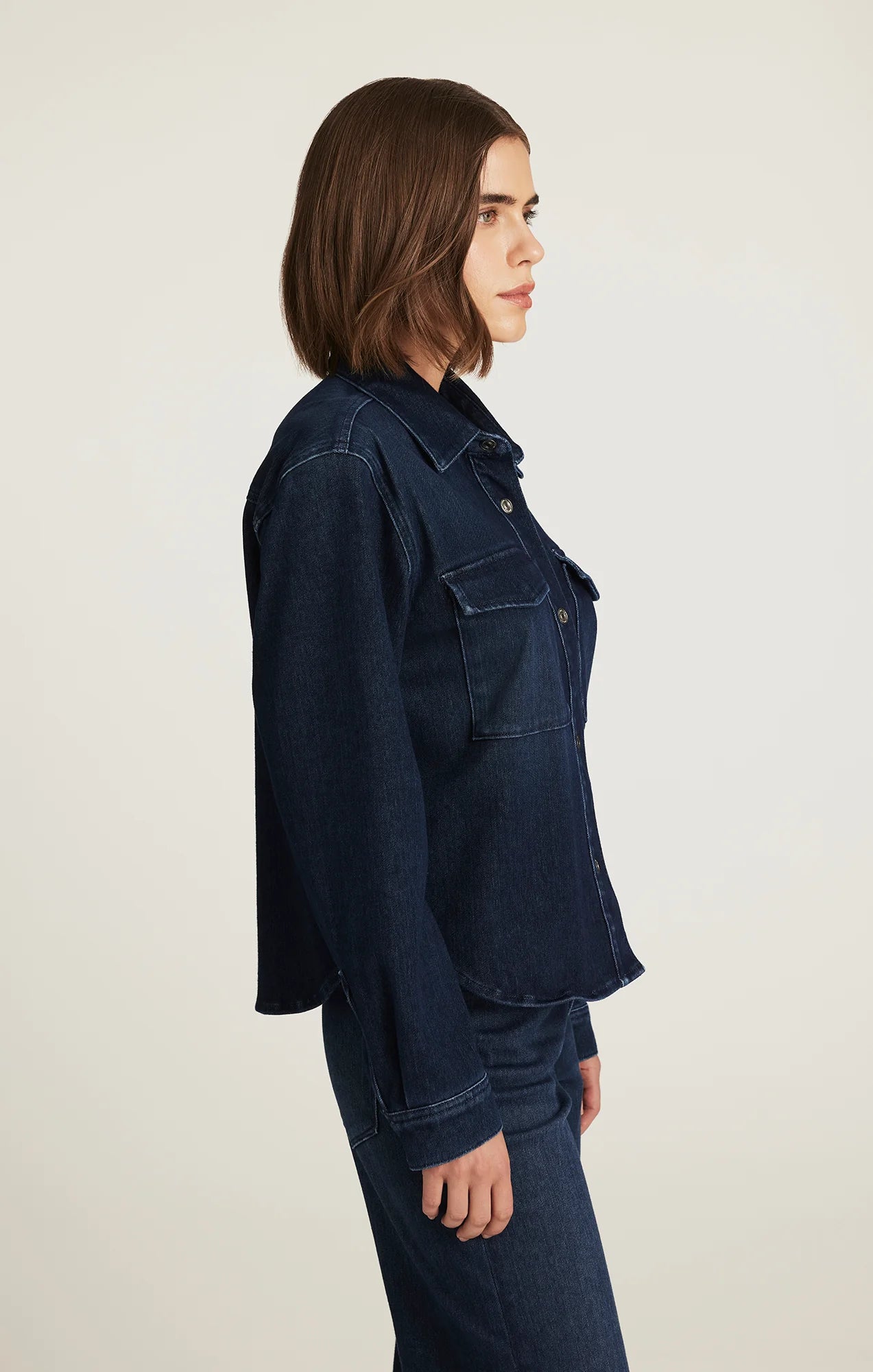 Dark Blue Lightweight Denim Jacket