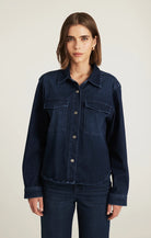Dark Blue Lightweight Denim Jacket