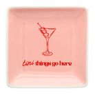 Rose & Lee Co Trinket Tray, Tini Things Go Here Home & Gifts
