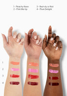 tinted lip and cheek balm swatches