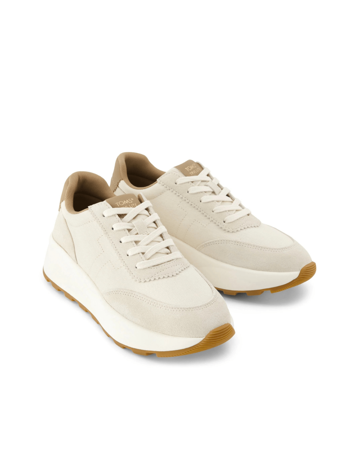 Rose & Lee Co Travel Lite Wedge Sneaker, Light Sand Vintage Twill Accessories