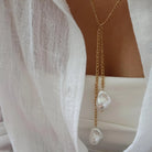 Rose & Lee Co Trévia Baroque Pearl Necklace, 18k Gold Necklaces