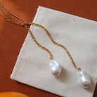 Rose & Lee Co Trévia Baroque Pearl Necklace, 18k Gold Necklaces