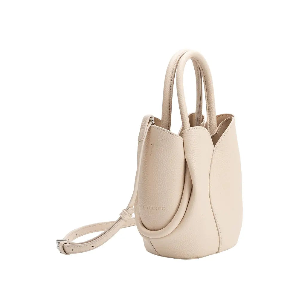 Mini Tulip Shaped Bag in Bone