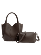 Rose & Lee Co Tulip Top Handle Bag, Chocolate Bags