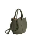 Rose & Lee Co Tulip Top Handle Bag, Moss Bags