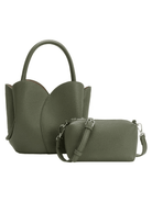 Rose & Lee Co Tulip Top Handle Bag, Moss Bags