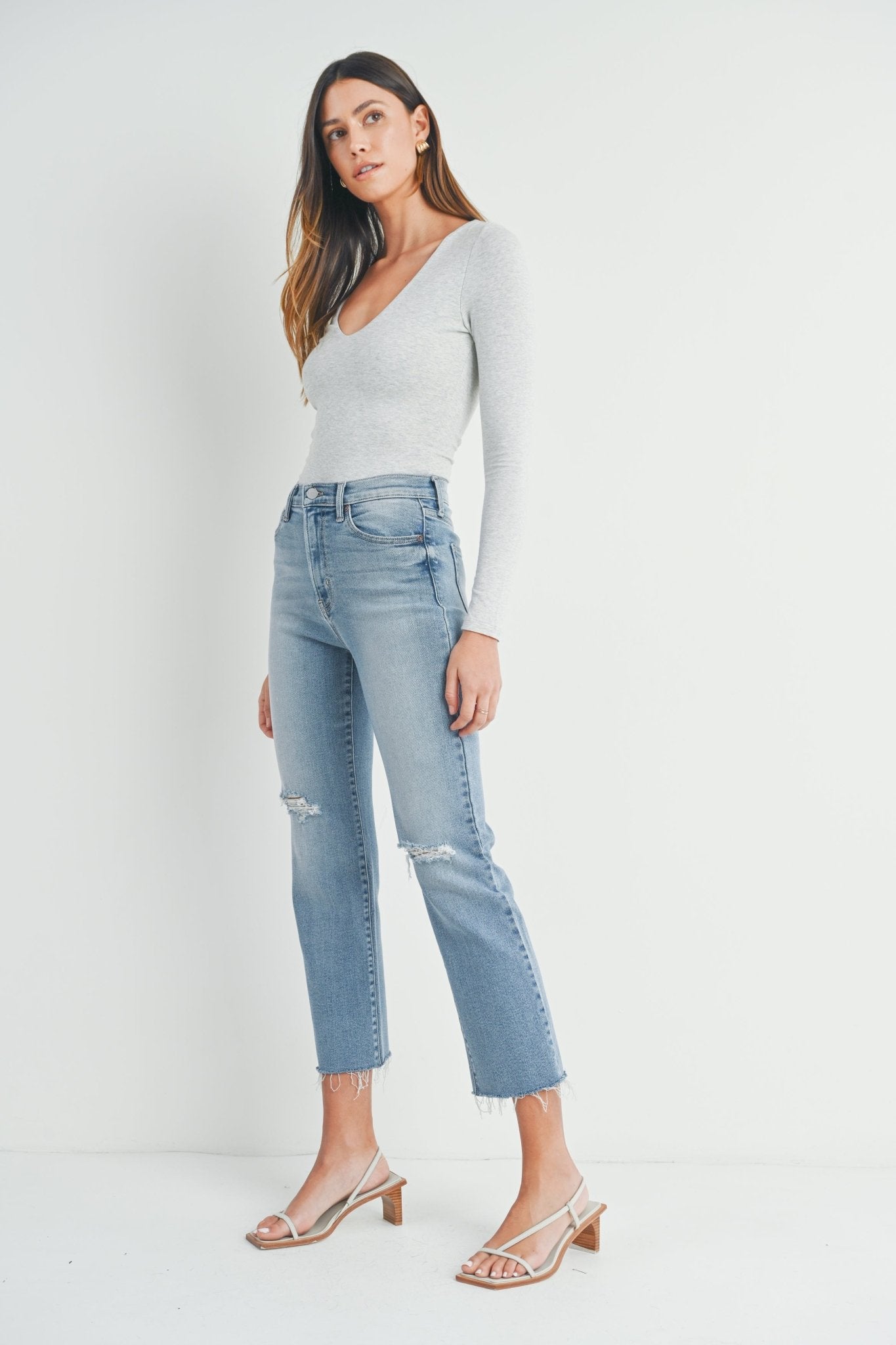 Rose & Lee Co Belen Jeans, Light Denim unknown