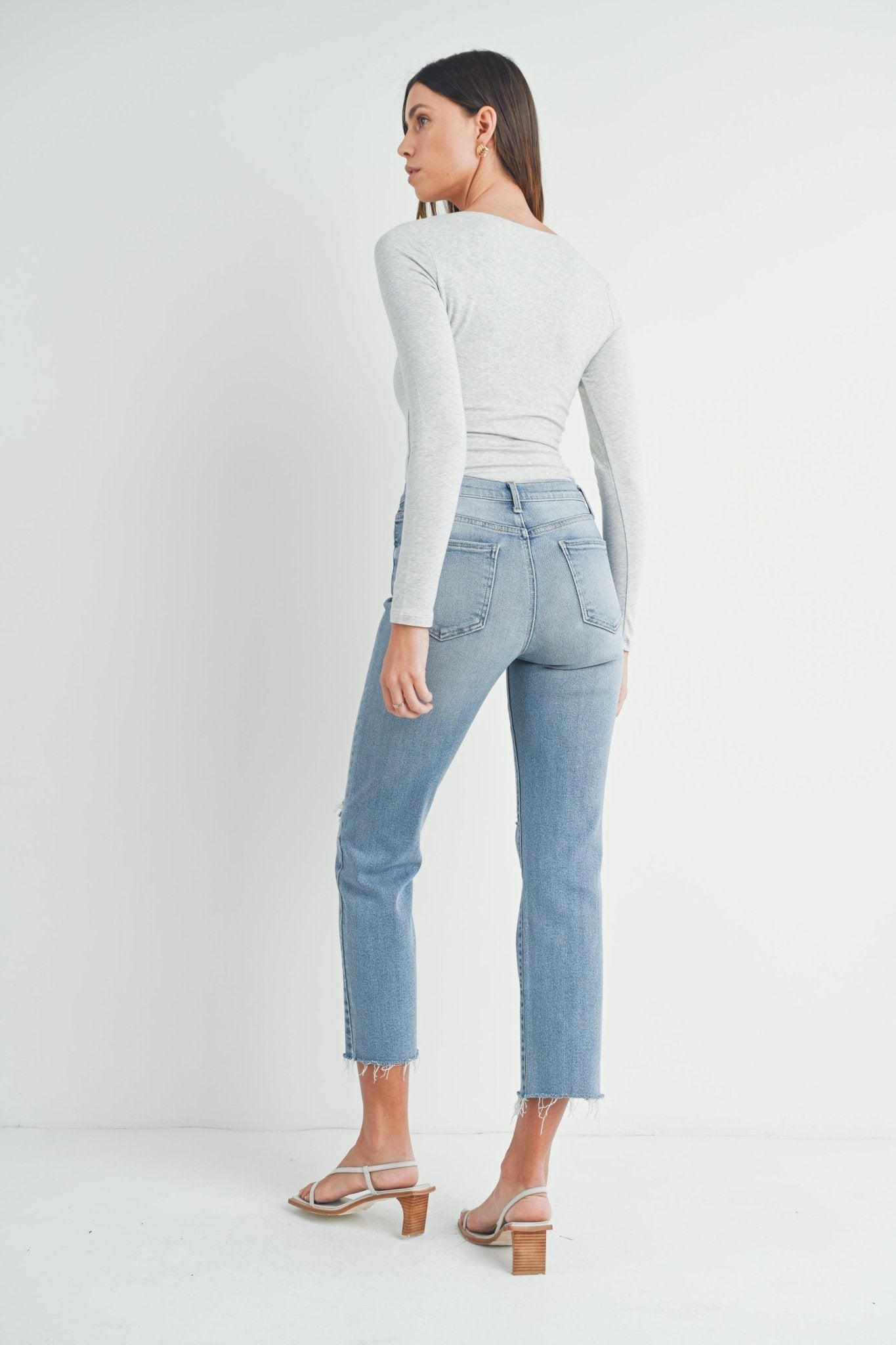 Rose & Lee Co Belen Jeans, Light Denim unknown