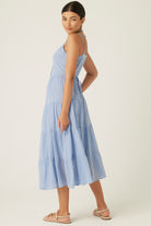 Light Blue Midi Dress Apex Ethical Boutique