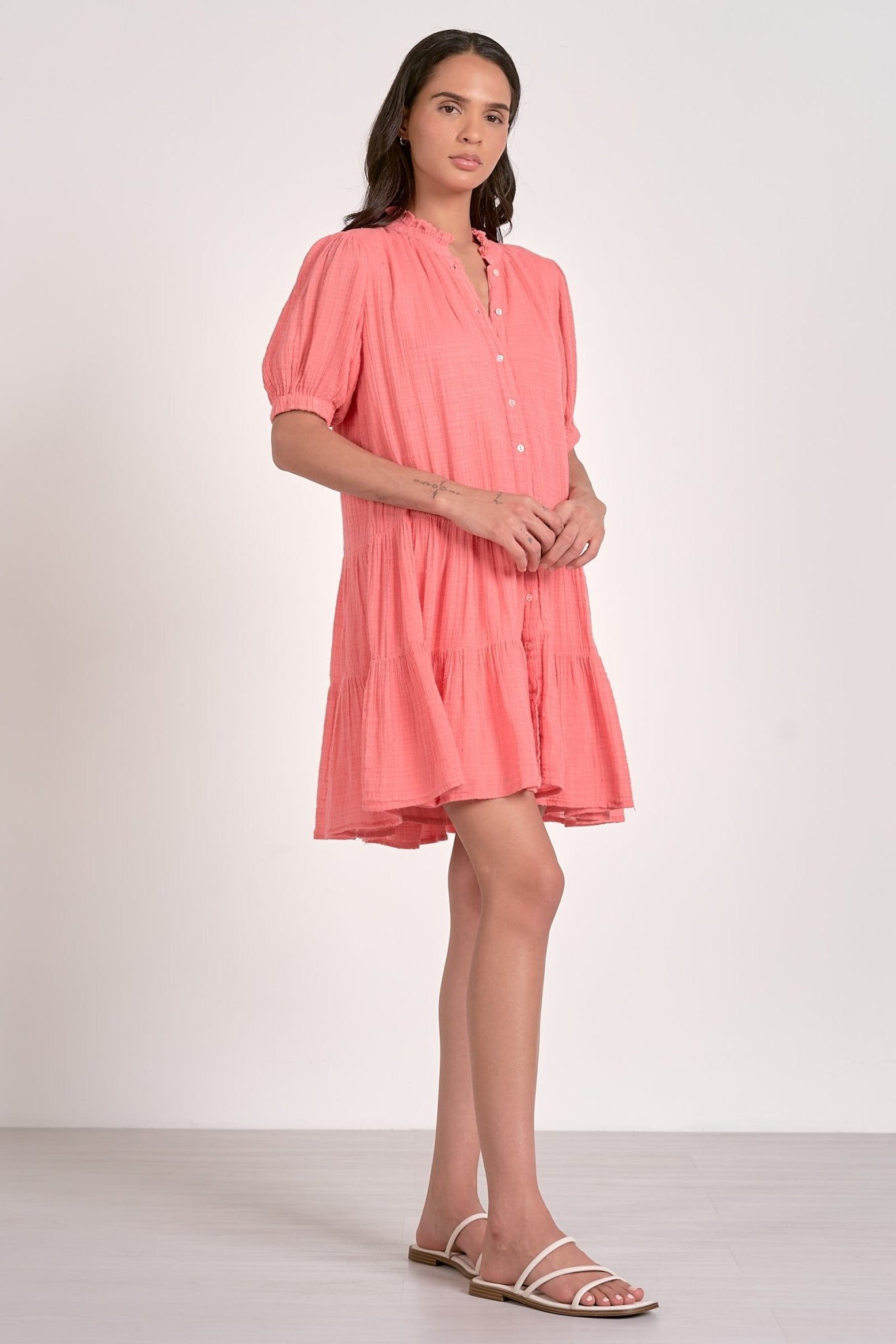 Rose & Lee Co Emelia Dress, Coral unknown