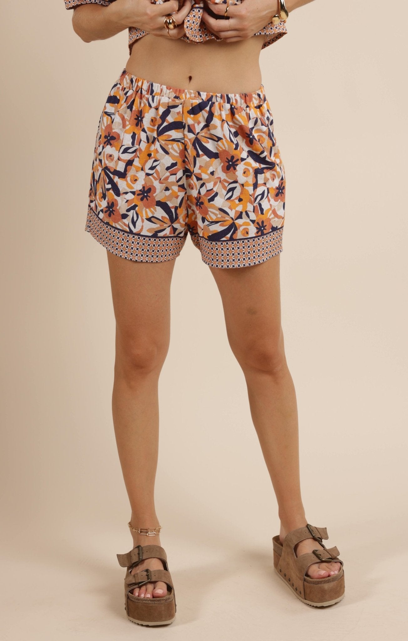 Rose & Lee Co Explorer Shorts, Natural/Multi unknown