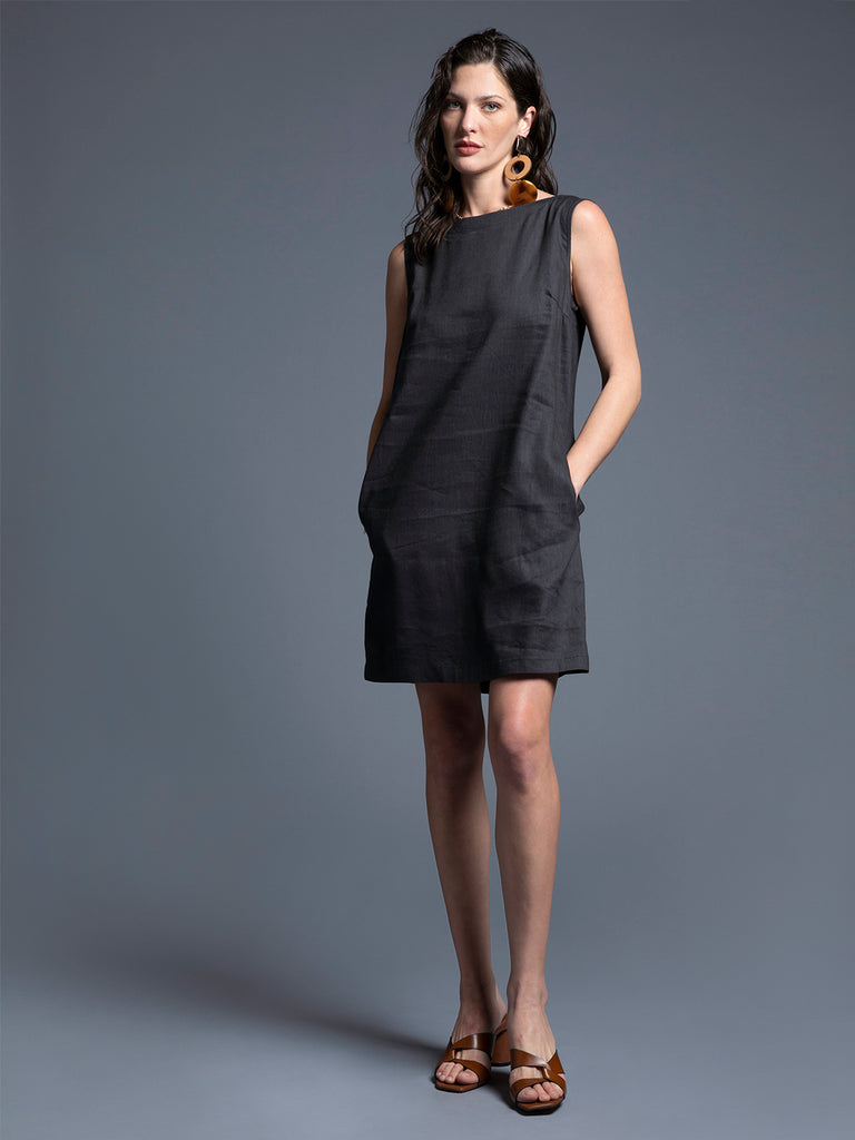 Black Sleeveless Dress Apex Ethical Boutique