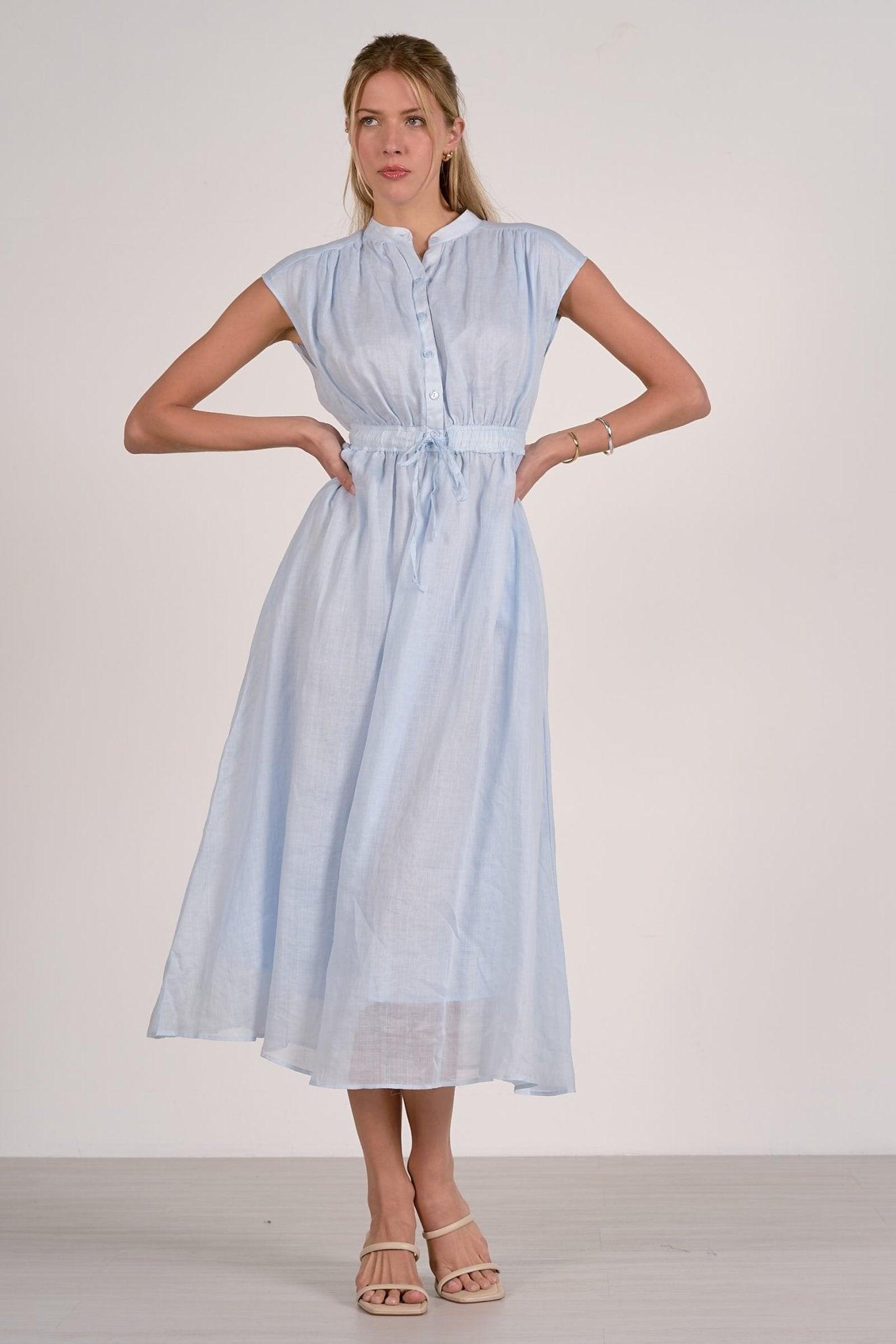 Rose & Lee Co Gemma Dress, Light Blue Work Dress