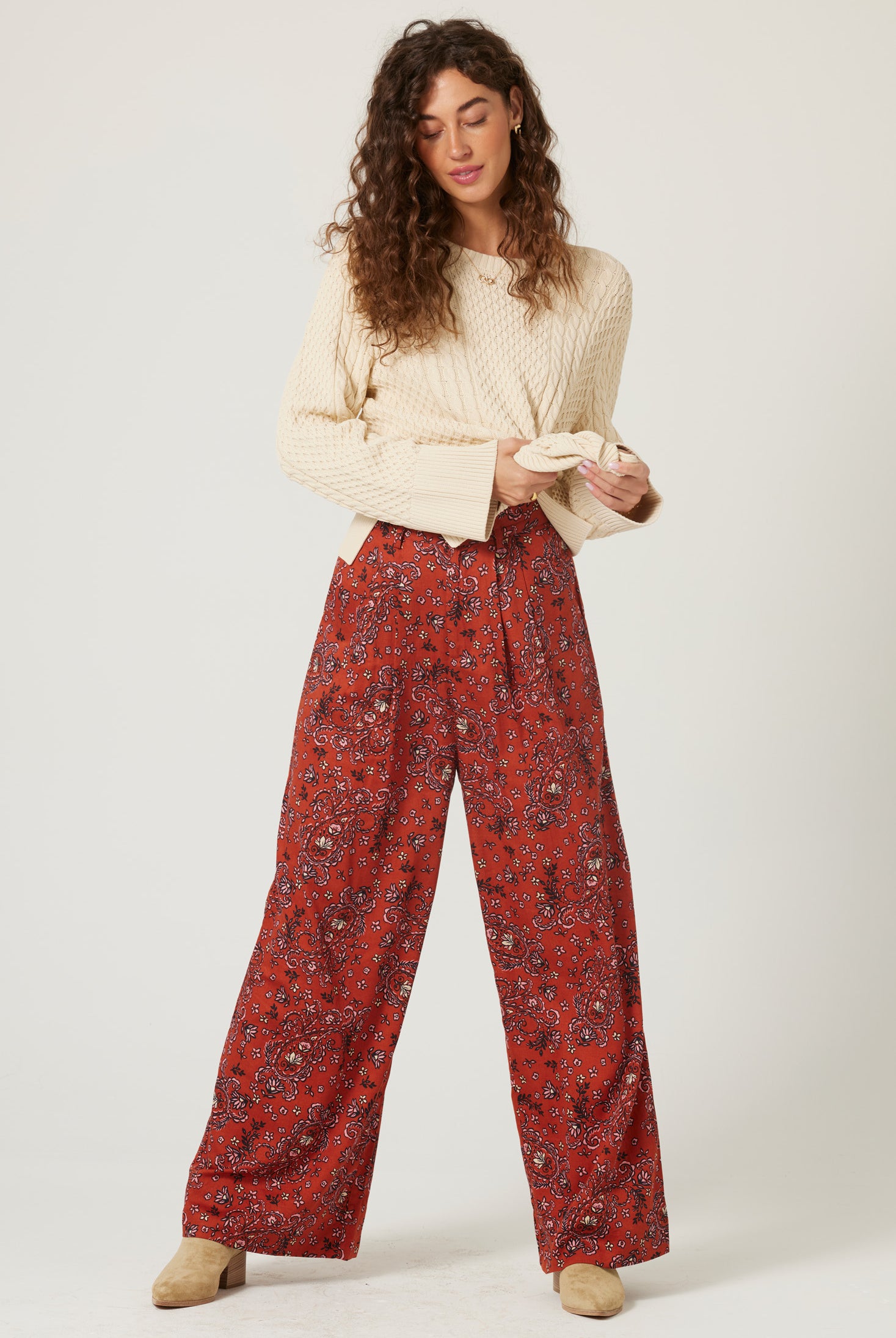 Printed Baked Clay Pants Apex Ethical Boutique