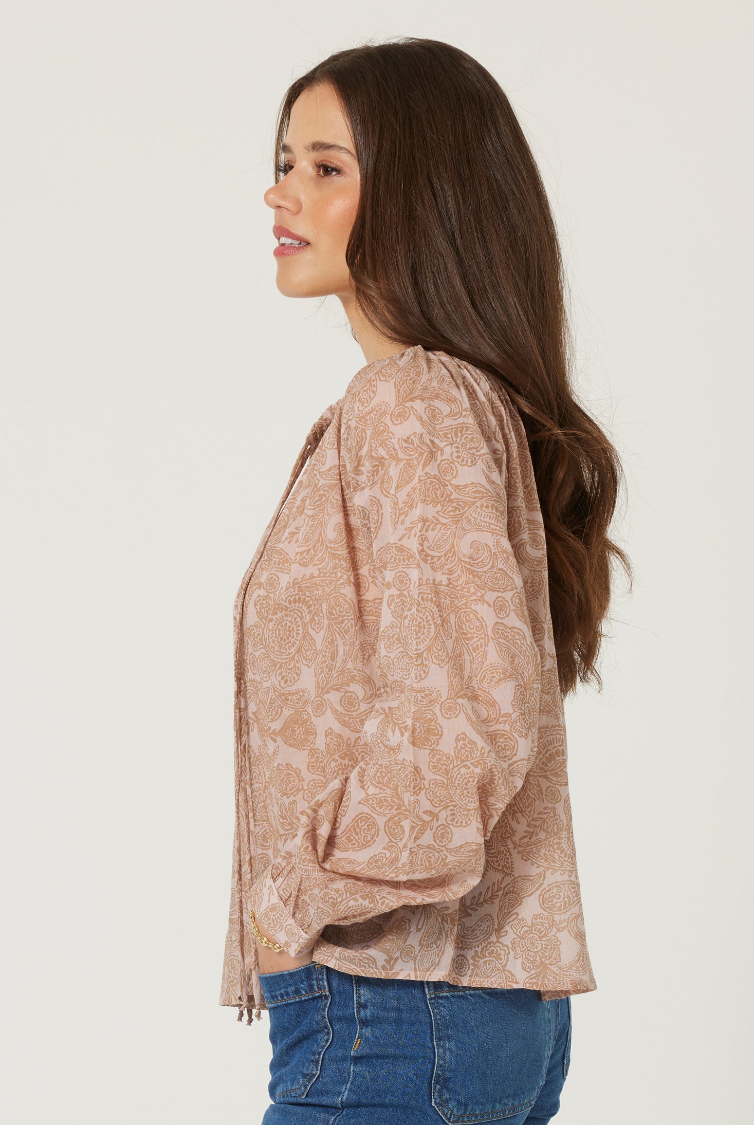 Floral Long Sleeve Top Apex Ethical Boutique