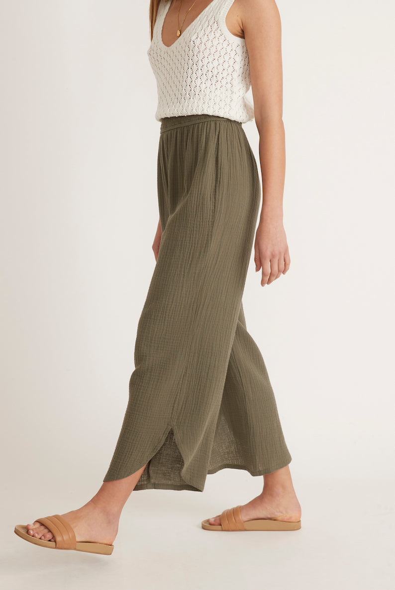 Olive Green Flare Pants Apex Ethical Boutique