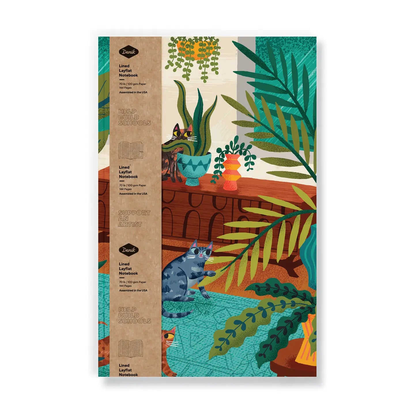 Cats colorful notebook