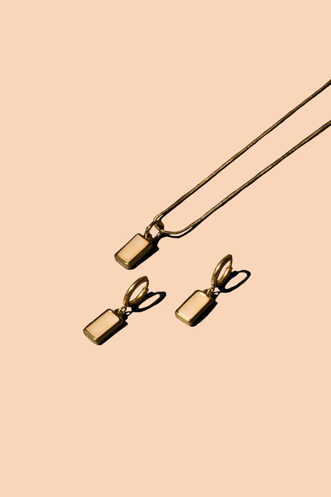 Moonstone Pendant Necklace