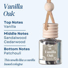 Vanilla Oak Hanging Car Diffuser