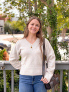 Rose & Lee Co Vanna Sweater, Heather Hazelnut by Sanctuary Sweaters