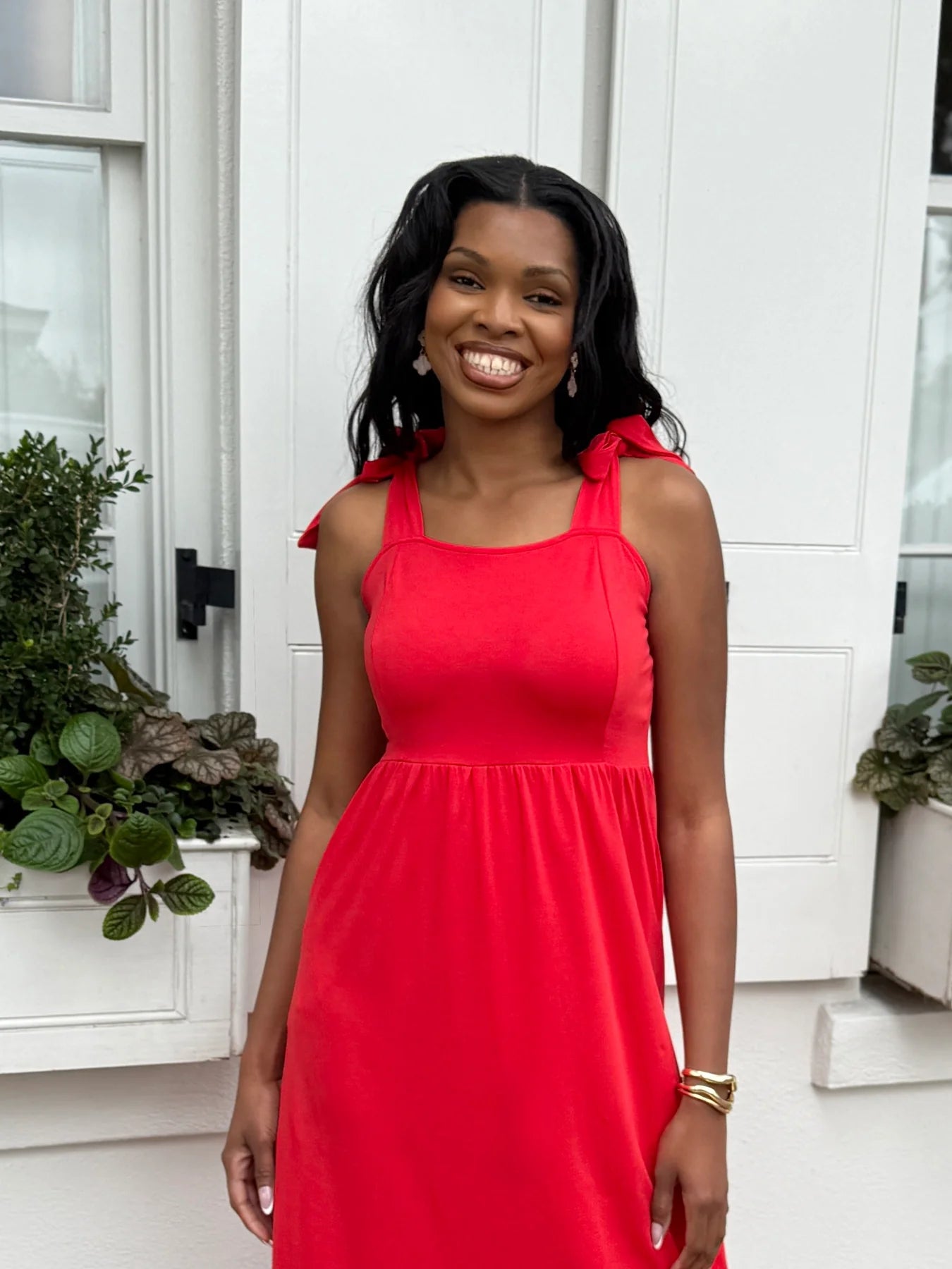 Rose & Lee Co Verona Dress, Bright Ruby Event Dress