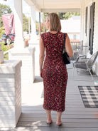Rose & Lee Co Virginia Dress, Red/Black Work Dress