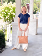 mid rise, wide leg, linen pants in white