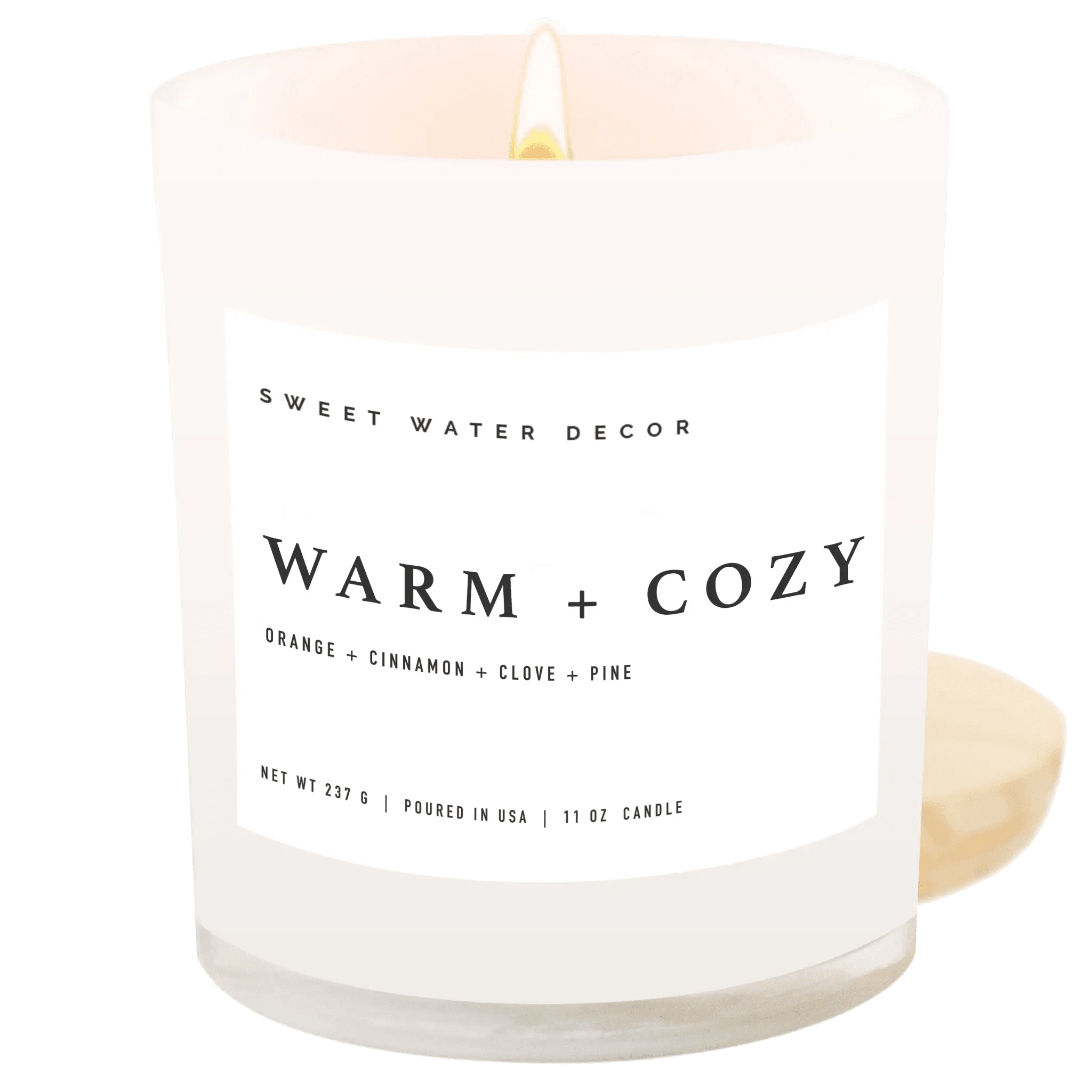 Rose & Lee Co Warm and Cozy Soy Candle, 11 oz Candles