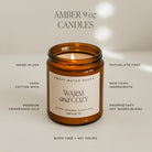 Rose & Lee Co Warm and Cozy Soy Candle, 9 oz Candles