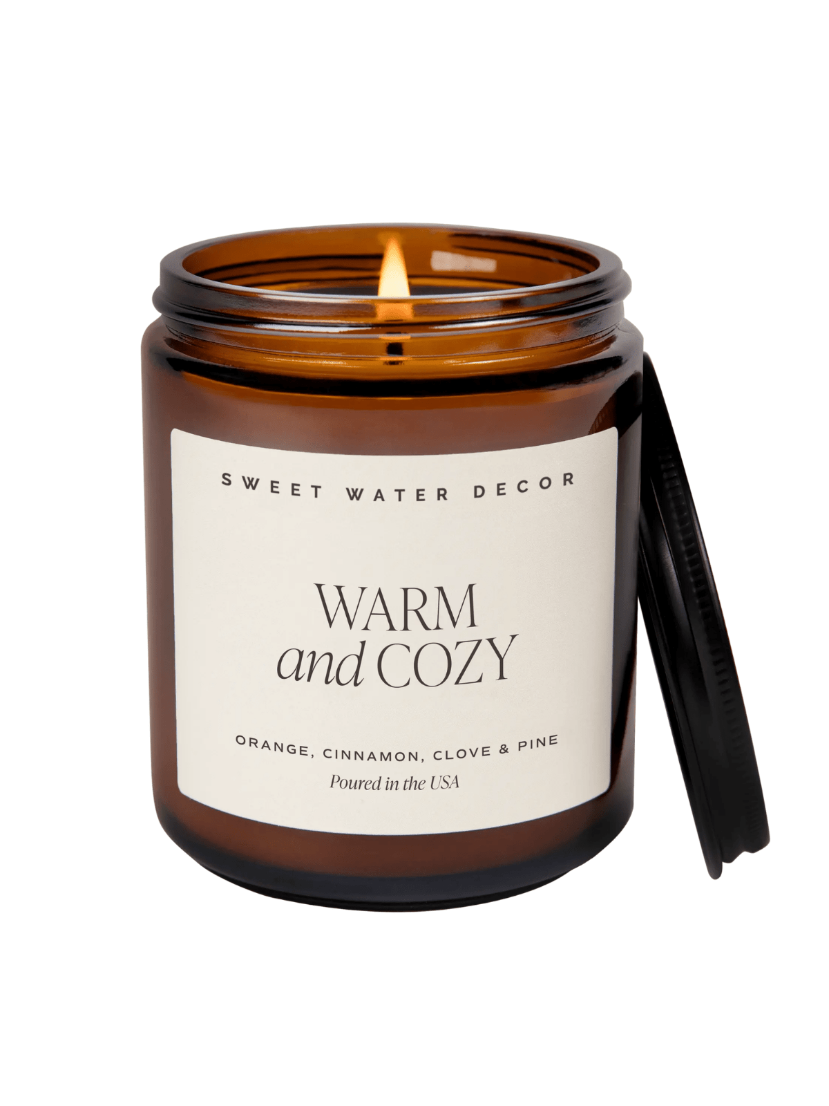 Rose & Lee Co Warm and Cozy Soy Candle, 9 oz Candles