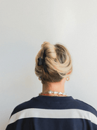 Rose & Lee Co Midi Wavy Hold Everything Claw Clip, Black Hair