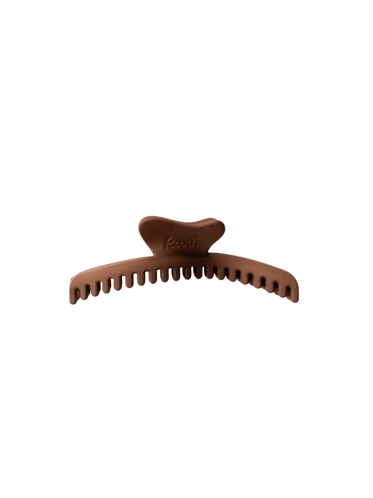 Rose & Lee Co Midi Wavy Hold Everything Claw Clip, Dark Brown Hair