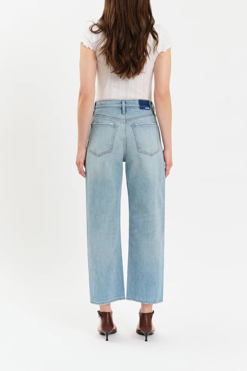 Light Blue Barrel Leg Jeans