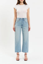 Light Blue Barrel Leg Jeans