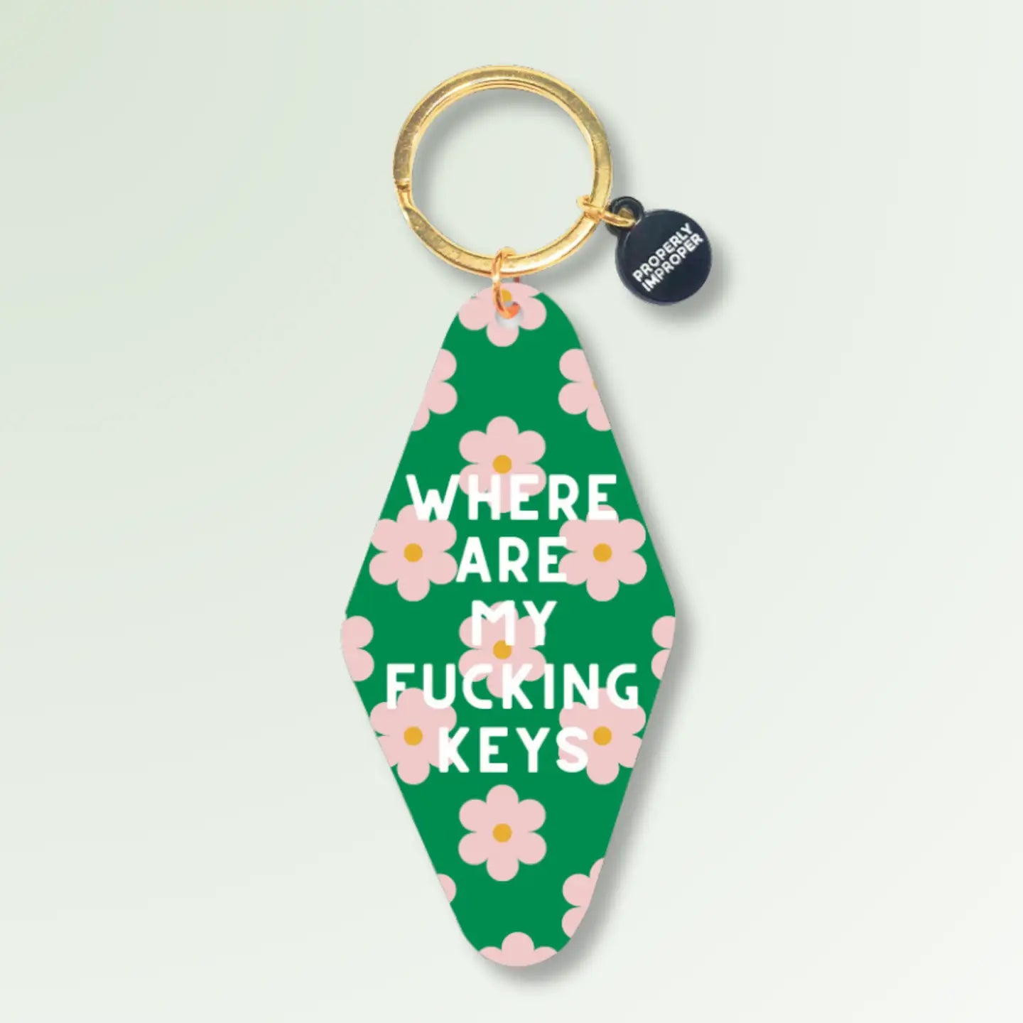 Rose & Lee Co Key Chain, Where Are My F*cking Keys Home & Gifts