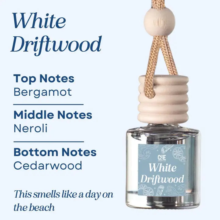 Car Diffuser | White Driftwood | ROSE & LEE CO. – Rose & Lee Co