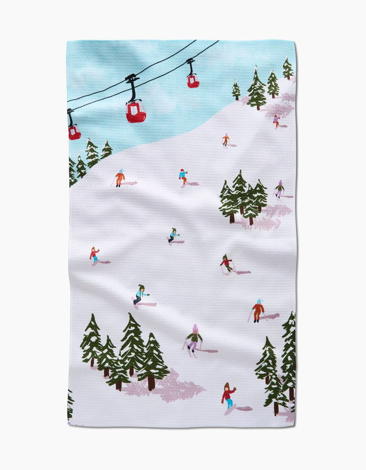 Rose & Lee Co Winter Skiing Trip Tea Towel Home & Gifts