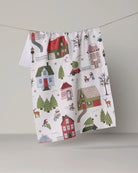 Rose & Lee Co Winter Village Tea Towel Home & Gifts