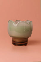 Wisteria & Willow Tulip Blue Glass Candle