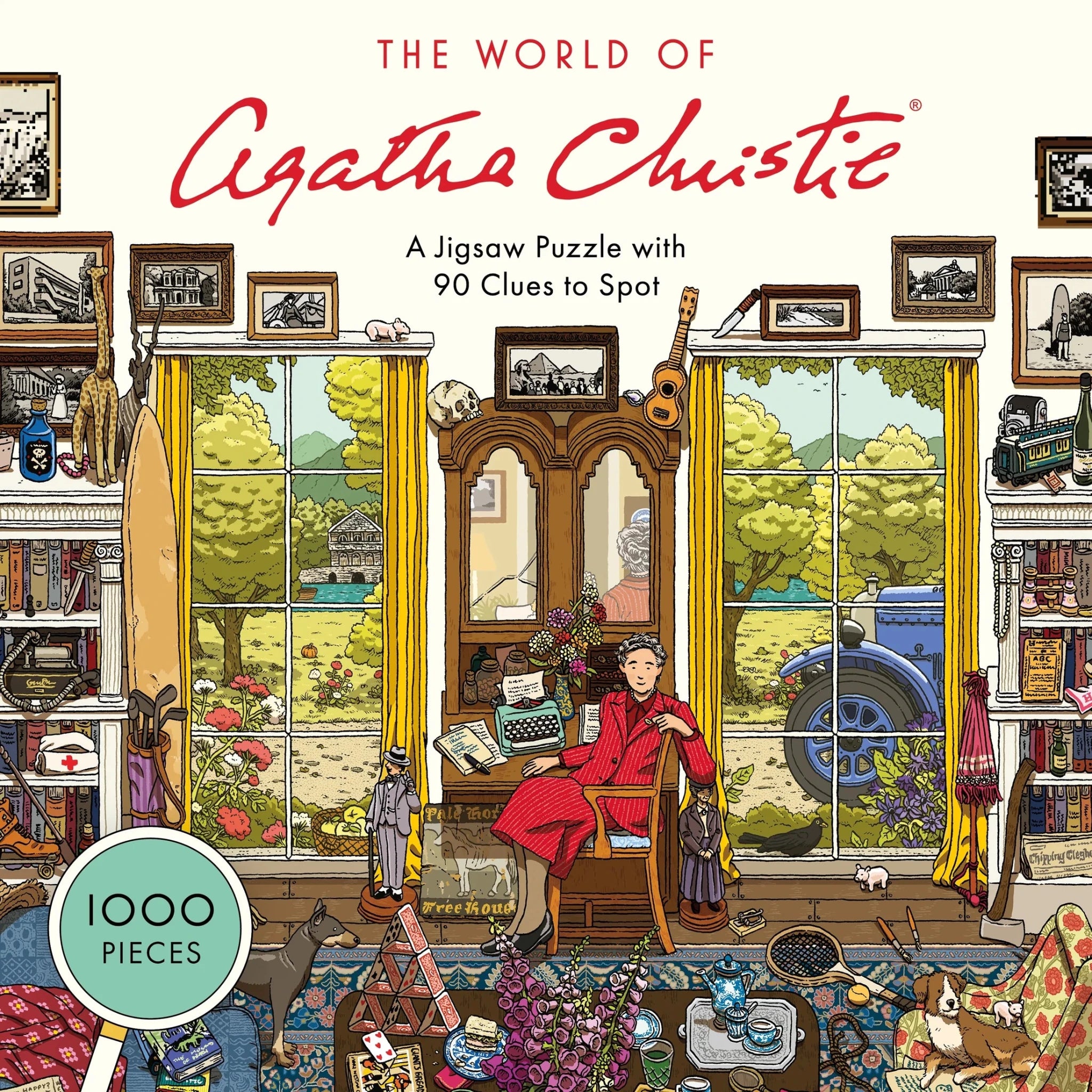 Rose & Lee Co 1000 Piece Puzzle, The World of Agatha Christie Home & Gifts
