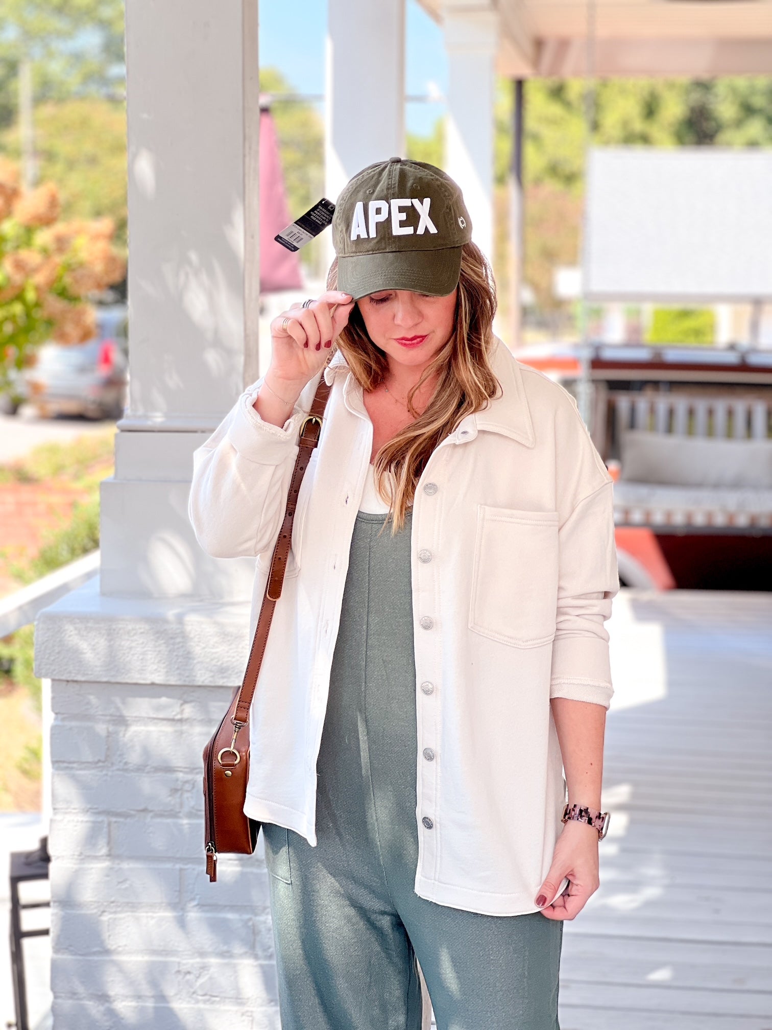 Lightweight Ivory Oversized Jacket